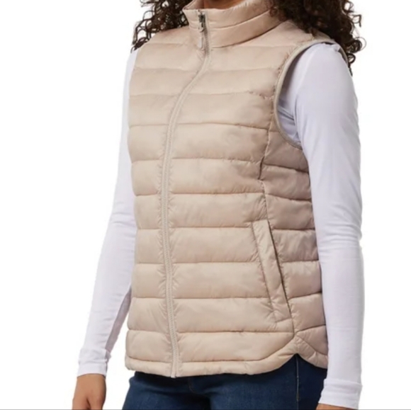 32 Degrees Ladies' Vest Zippered Hand PocketsSoft Hand FeelCenter, Front Zip - Picture 3 of 5
